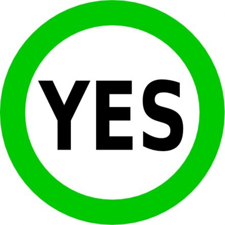 Yes sign